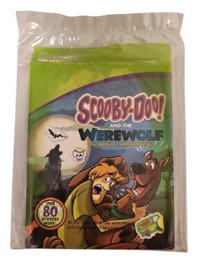 2021 McDonalds Happy Meal Scooby-Doo & Werewolf Book + 30 Stickers NEW Halloween